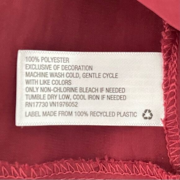 Xhilaration Shimmering Mock Wrap Ruffle Hem Dress - Picture 9 of 9